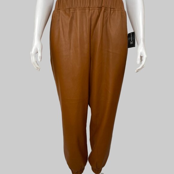 INC faux leather joggers - Picture 1 of 10